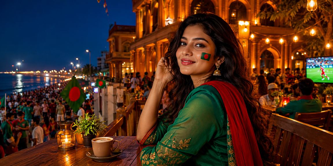 চট্টগ্রামের ক্যাসিনো নাইট মার্কেটের একটি চিত্র যেখানে রাতের আলোর নিচে মানুষ বিনোদন করছে